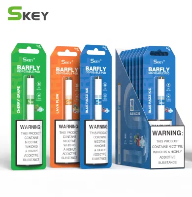 卸売 Vape 低価格 Skey Barfly スリム Vape ペン 2% Nic 500/600 パフ Cigalike