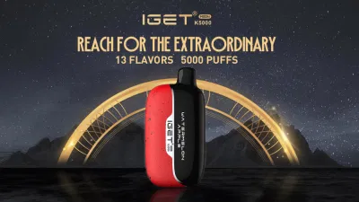 Iget 工場卸売 Iget Moon K5000 使い捨てベープ 13 フレーバー 5000 パフ